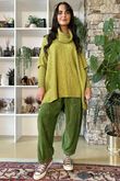 Beyond Terry Oversized Cowl Knit Geko Marl